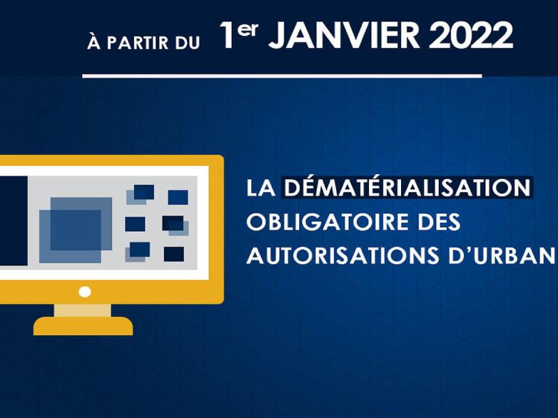 Dématérialisation des autorisations d'urbanisme